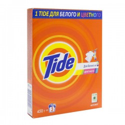 Порошок стиральный, Tide (Тайд) 450 г для белого и цветного автомат