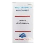 Ванкомицин Дж, лиоф. д/р-ра д/инф. 500 мг №100