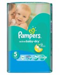 Подгузники, Pampers (Памперс) 11-18 кг р. 5 №64 актив беби драй джуниор