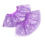 Бахилы полиэтиленовые, 50 шт 20 мкм стандарт с одинарной резинкой пара фиолетовые групп.уп.