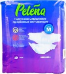 Подгузники для взрослых, Pelena (Пелена) р. M (70-130 см) №10 медицинские одноразовые впитывающие