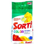 Порошок стиральный, Sorti (Сорти) 6 кг Колор сочный цвет автомат п/э пакет