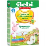 Каша безмолочная, Bebi (Беби) 200 г гречка яблоко с 4 мес