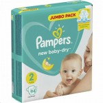 Подгузники, Pampers (Памперс) 4-8 кг №94 Нью беби драй мини