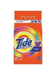 Порошок стиральный, Tide (Тайд) 2.4 кг колор автомат аква-пудра для цветного белья