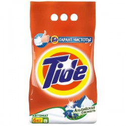 Порошок стиральный, Tide (Тайд) 6 кг Альпийская свежесть