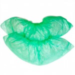 Бахилы полиэтиленовые, 50 шт пара зеленые