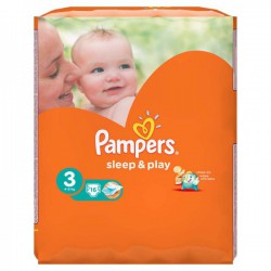 Подгузники, Pampers (Памперс) 7-18 кг р. 4 №14 слип энд плей макси