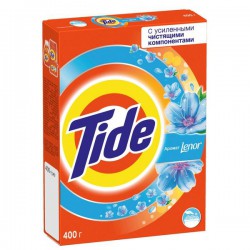 Порошок стиральный, Tide (Тайд) 400 г 2 в 1 Ленор Тач оф Сент ручная стирка